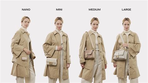 fendi bagguette bag|Fendi size chart.